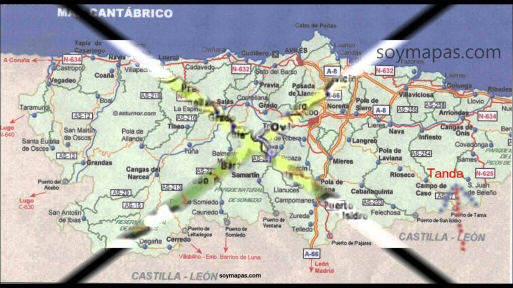 mapa fp asturias