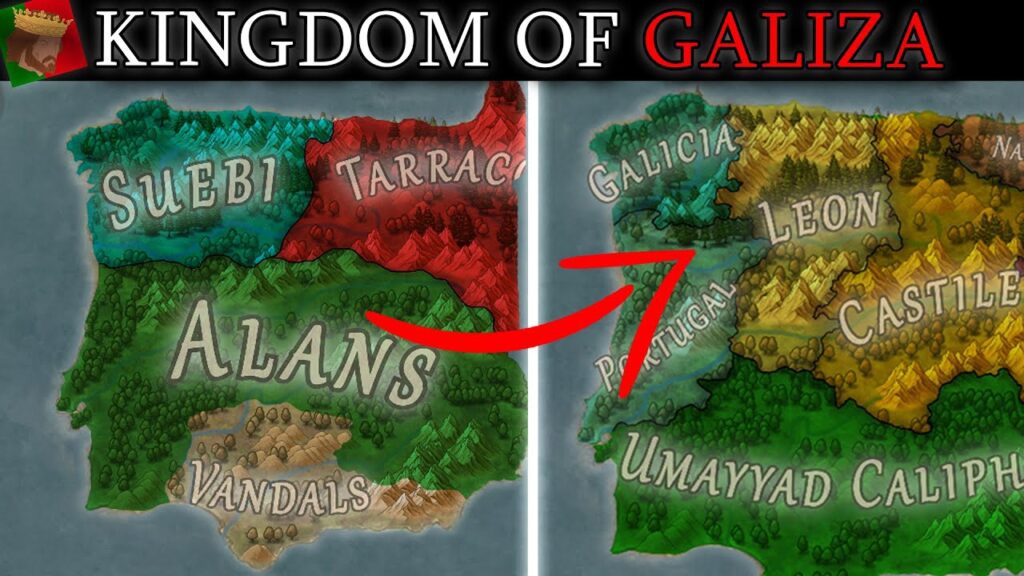mapa galicia medieval