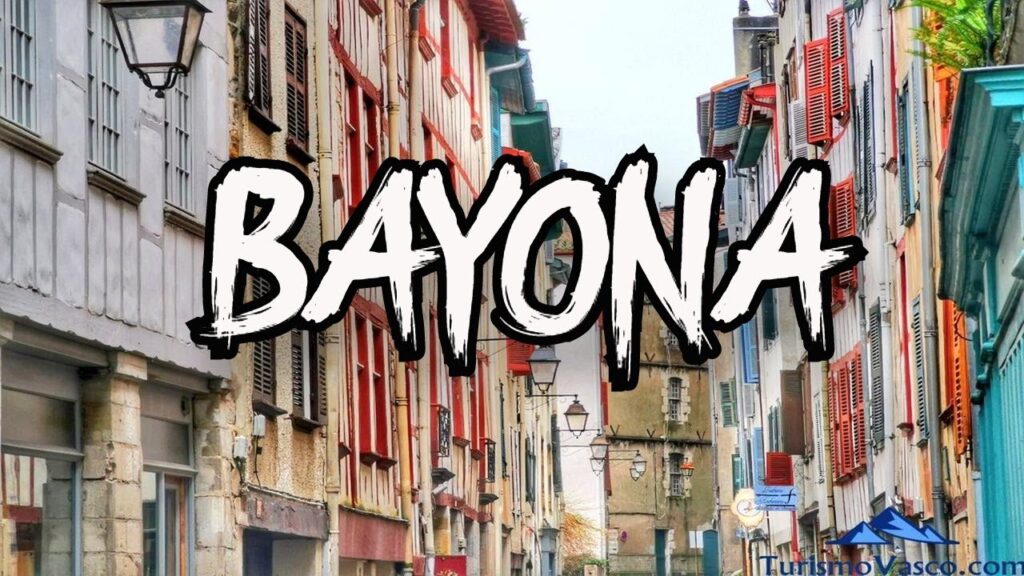 bayona pais vasco mapa