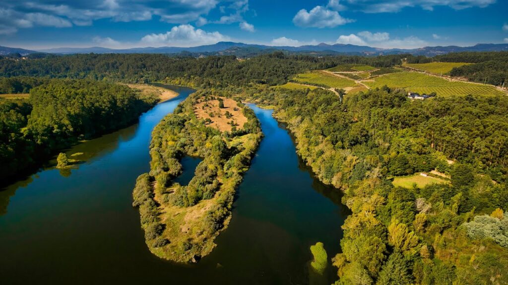 mapa galicia rio miño
