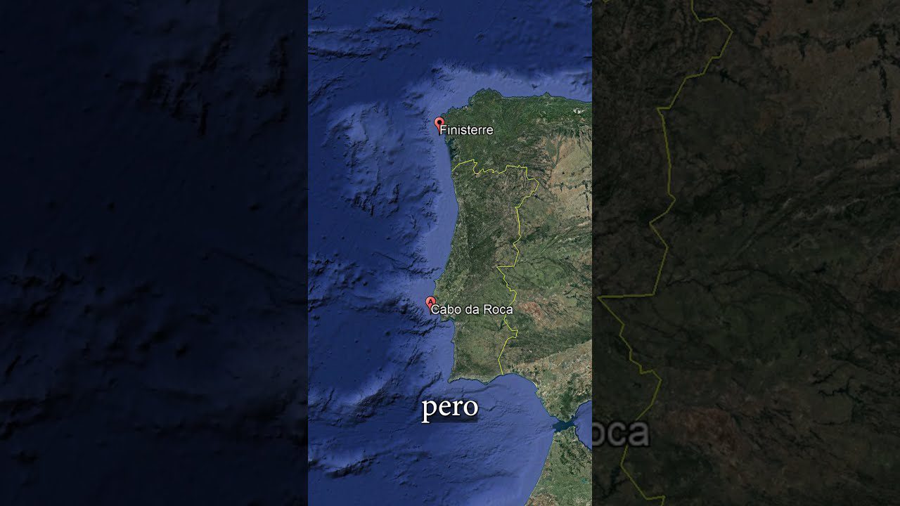 mapa galicia cabo finisterre