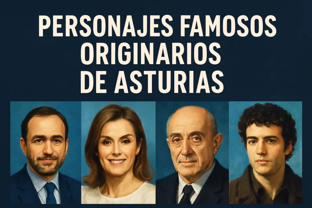 personajes famosos originarios de Asturias