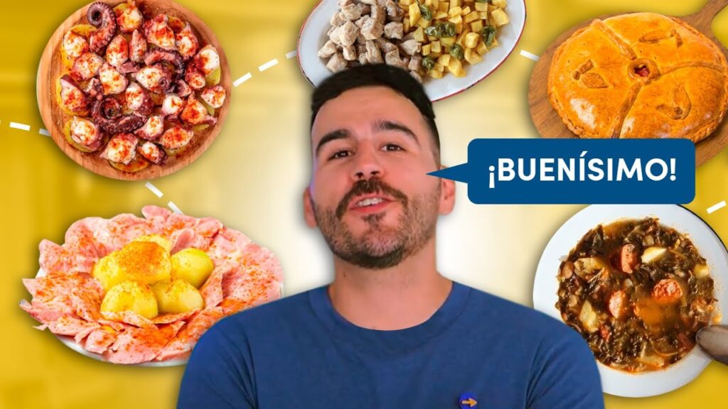gastronomía típica en las festividades de Santiago de Compostela con raíces medievales
